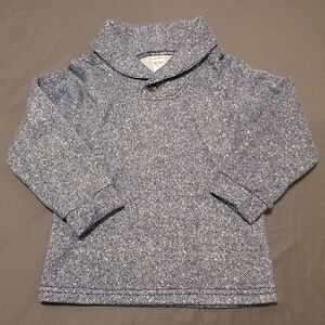 Carter's | Navy And White Herringbone Cardigan